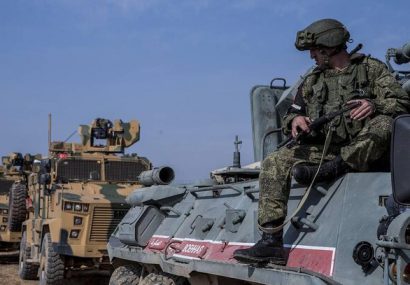 انجام چهارمین گشت مشترک نیروهای روسیه و ترکیه در منطقه ادلب سوریه