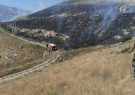 آتش سوزی بخشی از مراتع ارتفاعات دماوند