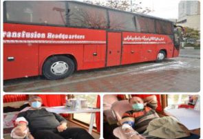 اهدای خون توسط جمعی از کارکنان خدوم و نوعدوست شرکت توزیع برق آذربایجان شرقی