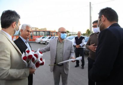 دیدار شهردار جهادی شهر گرگان با رانندگان ناوگان حمل و نقل عمومی