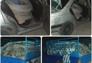 دستگیری سارقین تجهیزات خط ۶۳ کیلوولت کنارک-نیکشهر