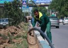 اجرای شبکه آب‌رسانی مکانیزه در سطح فضای سبز شهر ساری