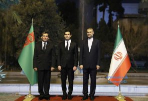 معاون رئیس جمهور و نماینده ویژه رئیس جمهور ترکمنستان با امیرعبداللهیان دیدار کرد