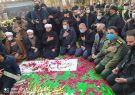 تشییع و تدفین دو شهید گمنام در بوستان حضرت ولیعصر عج