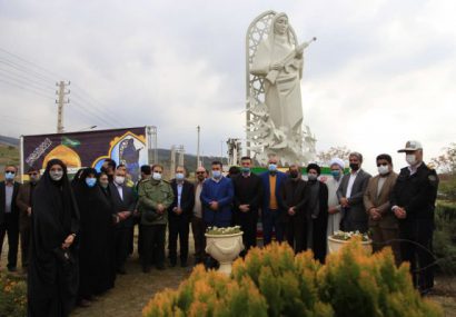 نصب المان «مادر میهن» به پاسداشت 36 شهیده استان گلستان