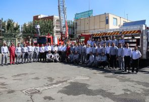 مانور سازمان آتش نشانی و خدمات ایمنی شهرداری فردیس با تجهیزات پیشرفته