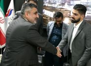 دیدار و گفت و گوی مدیر عامل  شرکت مخازن سبز پتروشیمی عسلویه با هیات های مختلف صنعتی در نمایشگاه ایران اکسپو