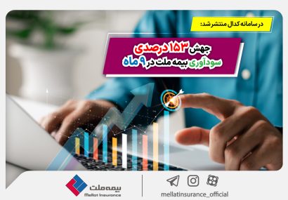 جهش 153 درصدی سودآوری بیمه ملت در 9 ماه