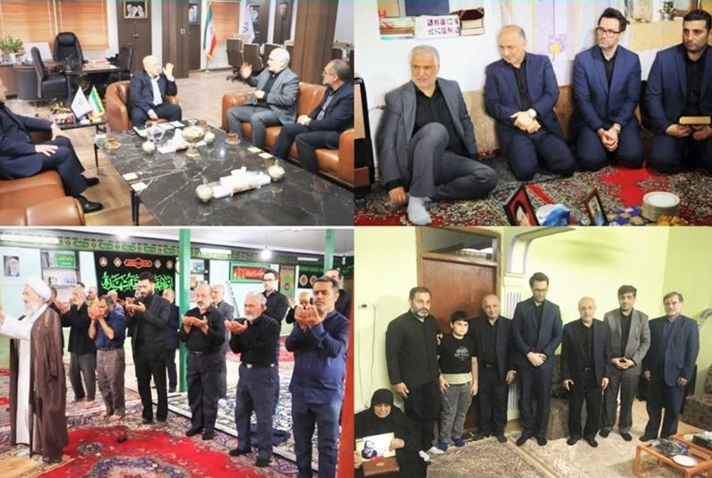 دیدار مدیر عامل بیمه دی با خانواده‌های شهدای اقتدار استان مازندران