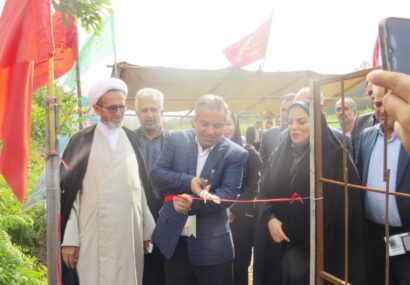 افتتاح چاه کشاورزی در روستای پرچینک قائم‌شهر