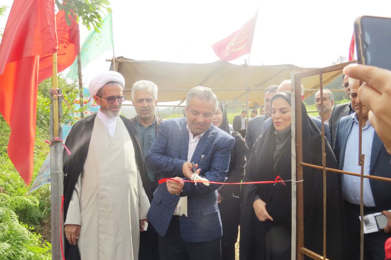 افتتاح چاه کشاورزی در روستای پرچینک قائم‌شهر