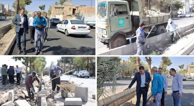 آغاز فاز سوم طرح تعریض بلوار شهید باهنر سمنان