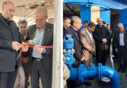 افتتاح طرح‌های آبرسانی در آمل با اعتبار ۲۳۶ میلیارد ریال