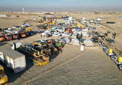 نمایش توان تخصصی منطقه هفت عملیات انتقال گاز در مانور سراسری زلزله همدان