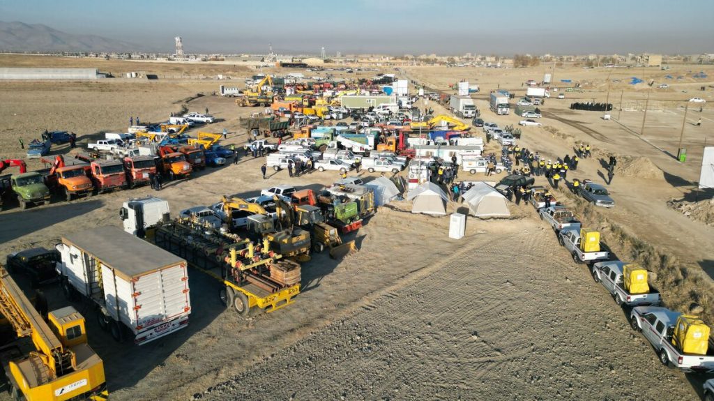 نمایش توان تخصصی منطقه هفت عملیات انتقال گاز در مانور سراسری زلزله همدان