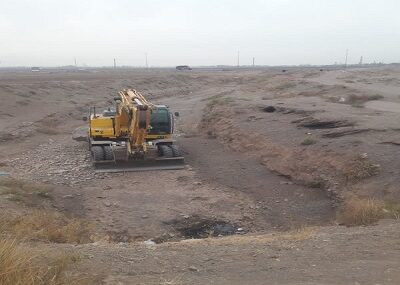 روند لایروبی انهار سطح شهر قزوین ادامه دارد روند لایروبی انهار سطح شهر قزوین ادامه دارد