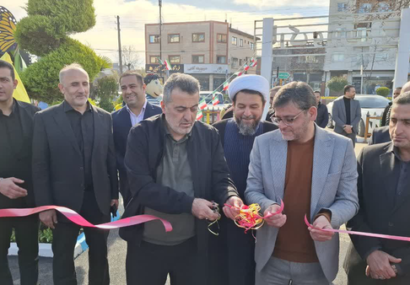 آیین افتتاح و کلنگ‌زنی پروژه‌های عمرانی شهرداری سرخ‌رود در دهه مبارک فجر